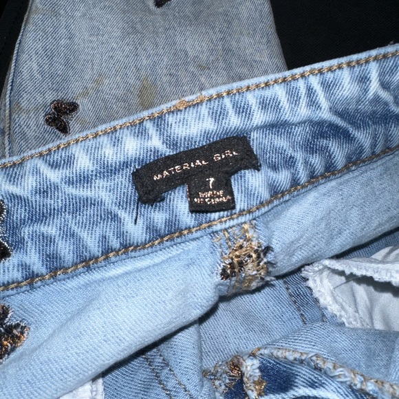 Skinny Jeans size 7, butterflies - Picture 2 of 2